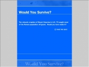 Would you survive quiz....
