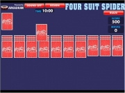 Spider solitaire four suit. RULES 05% FOUR SUIT SPIDER Powered by http://www.arkadium.com scoreboard.swf 0 SCORE MOVES TIME 00:10 RESIGN SOUND OFF ON...
