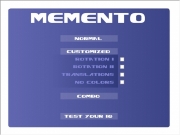 Memento. TEST your iq ROTATION I II translations NO coLORS NORMAL CUSTOMIzed combo MEMENTO rouge.mp3 bleu.mp3 jaune.mp3 vert.mp3 fin.mp3 joue X cpt cpt2 cpt3 cpt4 SCORE : 0 GAME OVER Replay...
