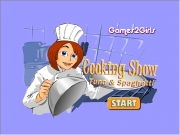 Game Cooking show tuna and spaghetti