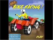 Mud bike racing. http://dailyfreegames.com Game Instructions Play More Games http://www.dailyfreegames.com Add To Your Site http://www.dailyfreegames.com/free-games.html PLAY BIKE RACING ! MUD DailyFreeGames.com Back Use arrow keys to moveYour Bike.Avoid clashing with Rival Bikes prevent damages your Bike.Collect Red cans on way for extra fuel.Collect Tools repairdamages Bike.To proceed the next level and Win rac...

