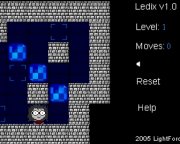 Ledix. CONGRATULATIONS NEXT LEVEL Ledix v1.0 Level: Moves: 2005 LightForce Reset CLICK HERE FOR MORE GAMES Help You have to push the diamonds correct positions.Small levels but can be delightfully tricky and surprisingly difficult solve. Use keyboard arrows move, every room has a solution. CLOSE...
