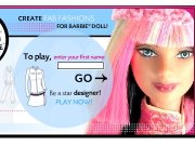Barbie fashion design....
