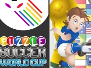 Puzzle soccer world cup game....
