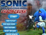 Sonic the hedgehog - chaos crush. Title_Music.swf Level_Music.swf A SEGA PRESENTS is registered in the U.S. Patent and Trademark Office. SEGA, logo Sonic The Hedgehog are either regist USE THE LEFT AND RIGHT ARROW KEYS TO MOVE PADDLE DEFLECT BALL TOWARDS GEMS. CLEAR ALL GEMS ON NEXT STAGE. DIFFERENT COLOR REQUIRE NUMBER OF HITS BREAK: x4 BREAKx3 BREAKx2 BREAKx1 BREAK BE LOOKOUT FOR "POWER-UP" - WITH SONIC, SILVER, OR SH...
