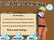 Hand signs training Naruto....

