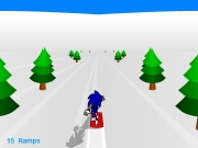 Game Sonic 3D snowboarding