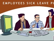 Game Employees sick leave policy animation