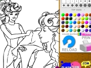 Barbie dressing coloring. http://www.flashcoloring.com...
