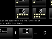 Collect the dots. tens ? 88 + = Collect all the dots below this line. Only sets of ten can go in frame. quit help dotsMX2_instructions.swf...
