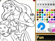 Barbie and its son dress up. http://www.funcoloringpage.com...
