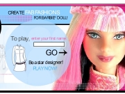 Game Create fab fashion for Barbie doll