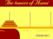 The tower of Hanoi. loading game... # of moves: games played: 0. 0 Email Flash Page Home History... 3 4 5 6 7 The goal: move the pile to another location.Click on a number set height pile(3 is easy, very tough). Resign/play again...
