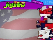 Jigsaws puzzle - american flag. - Puzzle Game Copyright 2004-2005, divaDzine. Licensed for use on theKidzpage.com. http://www.thekidzpage.com/onlinejigsawpuzzles/index.htm image credit: Judi Seiber 25 Piece the counter...

