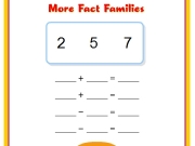 More fact families. sound/6b.swf 00 A fact family shows all the related facts for a set of numbers....
