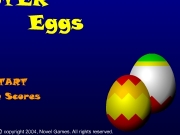 Easter eggs. http://www.novelgames.com /freeflashgames/highscores/highscores.swf /freeflashgames/send/send.swf Loading game, please wait... EASTER Eggs START High Scores copyright 2004, Novel Games. All rights reserved. Instructions Use the mouse swap adjacent eggs, when four or more eggs line up, those will disappear. LIFE SCORE LEVEL Game Over Play Again...
