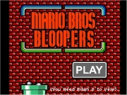 Game Mario bros bloopers