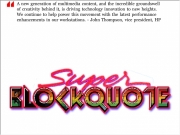 Game Super blockquote