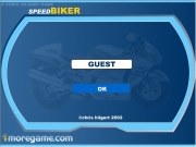 Speed biker. A CHRIS HILGERT GAME Â©chris hilgert 2002 username OK ERROR! (PHPTimeOut) RETRY Login-Error REGISTER USER(NICK): PASSWORD(min.5 ): PASSWORD CONFIRM: 1st NAME: 2nd ADDRESS: ZIP: CITY: PHONE: EMAIL: SEND Register-ERROR again not enough User-Data loading... GATE 26 00000 100 HEALTH % Spielername BONUS BASE 3 2 1 USE ARROW KEYS TO CONTROLPASS 25 GATES!DONT CRASH CARS!STAY ON THE ROAD!CATCH GREEN PO...
