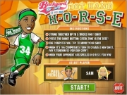 Backyard sports - basketball hot hand horse. HORSE 100% 24 DA GLOBE hula hoop crazy legs arm to big bounce straight up granny blind bat...
