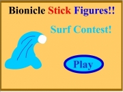 Game Bionicle stick figures - surf contest