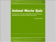Game Animal movie quiz
