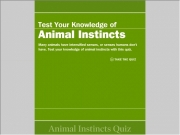 Animal instincts quiz....
