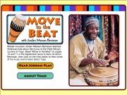 Jordan benissan move to the beat. % Loaded w Master musician Jordan Messan Benissan teaches American kids about the music of West African country Togo. Read "Move to Beat" on pages10 and 11 in September issue learn all Benissan, then click links below hear some his Music serves an important role Togo, a more than five million people. A master Togo is performer, teacher, historian, healer, voice for community. The people...

