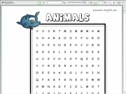 Game Animals 2 wordsearch