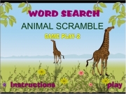 Game Word search - animal scramble - game play 2