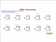 Game Multiplication with regrouping