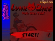 Lynx bike moto bike trial. http://www.stanis.nl http://games.leukespellen.be http://sgames.jskgames.com http://sgames.speeleiland.nl http://sspiele.spielkarussell.de http://sgierki.wyspagier.pl http://www.espill.no 00 http://www.holygrailgames.com accelerate leanforwards brake/reverse lean backwards NEXT LEVEL LEVELCOMPLETE...
