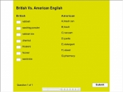 Game British vs american vocab 3