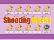 Shooting ducks....
