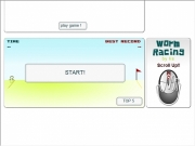 Worm racing. -- BEST RECORD HINT time Worm Racing by lis WOW! RALLY FAST!! Your Name TOP 5 name record date http://www. /home.html http:// https://...
