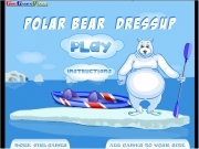 Game Polar bear dressup