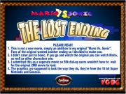 Game Mario vs sonic the lost ending