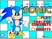 Game How to draw sonic