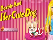 Game Barbie and her cute dog