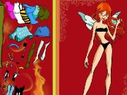 Game Dressup winx bloom