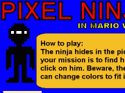 Pixel ninja in mario world....
