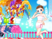 Game Candy colors castle dressup