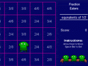 Fraction eaters. MonsterSpray Score: More Games @ HoodaMath.com Start Instructions Arrow Keys to MoveSpace Bar EatAvoid Monsters...
