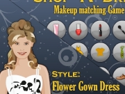 Game Game shop n dress make up matching game flower gown