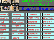 Star trek computer soundboard. StarTrekComputerSound Board Stop All Sounds StarTrek: ComputerSound Authorization Accessing Aditional denined Systems working complete unable comply containment Correct Decompression diagnostic emergency Recovered Forcefield simulation interlock not aboard memory nodes monitor clear crew scan records reccomened processing Searching Security self-destruct question stand by transfer retry Voice Pri...

