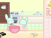 Cooking bunnies. http://raincookie.deviantart.com ????...
