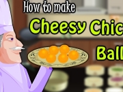 Game How to make cheesy chicken balls