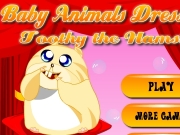 Game Baby animals dress up - Toothy the hamster