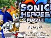 Sonic heroes puzzle. 100 % Loading Title_Music.swf SEGA is registered in the U.S. Patent and Trademark Office. SEGA, Sega logo, Sonic Heroes The Hedgehog are either trademarks or of Corporation. Original Game (c) SEGA(c)Sonicteam / 2003. All Rights Reserved. PRESENTS View High Scores Credits Send a Postcard How to Play Start Goal:Stack blocks clear them with corresponding character/power block. Earn bonus points for ...
