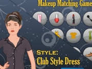 Game Shp and dress mekeup matching game - Club style dress